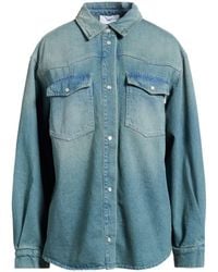 Soallure - Slate Denim Shirt Cotton - Lyst