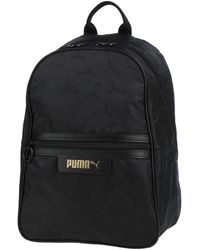 pink and black puma backpack