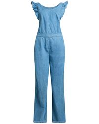 Ichi - Light Jumpsuit Cotton - Lyst