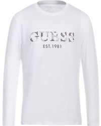 Guess - T-Shirt Organic Cotton, Cotton - Lyst