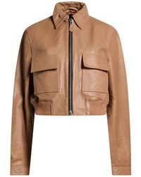 Hogan - Jacket Cow Leather, Cotton, Polyester, Elastane - Lyst