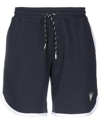 navy armani shorts