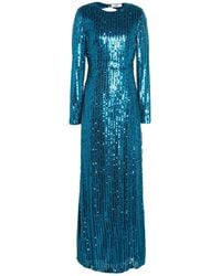 Suoli - Deep Maxi Dress Polyester, Elastane - Lyst