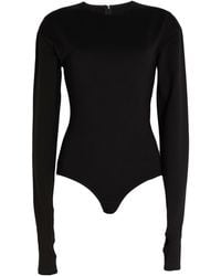 MM6 by Maison Margiela - Bodysuit Viscose, Polyamide, Elastane - Lyst
