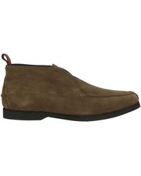 Kiton - Military Ankle Boots Calfskin - Lyst