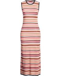Missoni - Midi Dress Cotton, Viscose - Lyst