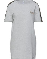 Moschino Fleece Sleepwear in Light Grey Grey Womens Nightwear and sleepwear Moschino Nightwear and sleepwear 