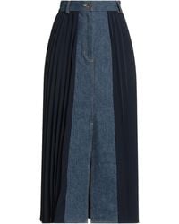 Sandro - Midi Skirt Polyester, Cotton - Lyst