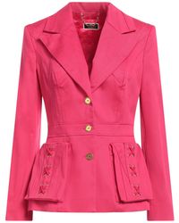 Elisabetta Franchi - Blazer Cotton, Elastane - Lyst