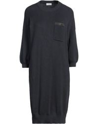Brunello Cucinelli - Midi-Kleid - Lyst