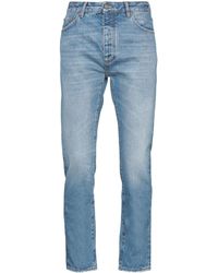 Herren Bekleidung Jeans Jeans mit Gerader Passform Palm Angels Baumwolle 17,1 Cm Trainingsjeans Aus Baumwolldenim in Blau für Herren 