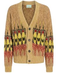 Aries - Camel Cardigan Polyamide - Lyst