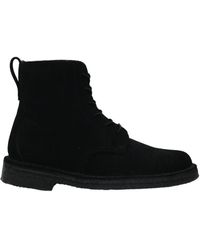 clarks black ankle boots sale