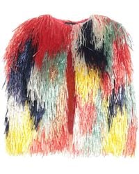 Elisabetta Franchi - Jacke & Anorak - Lyst