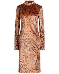 Etro - Midi Dress Polyester, Elastane - Lyst