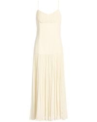 Sandro - Maxi Dress Polyester, Linen - Lyst
