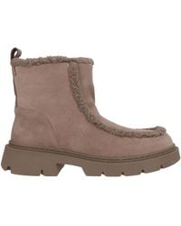 Inuikii - Taupe Ankle Boots Leather - Lyst
