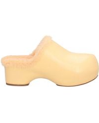 Jil Sander - Apricot Mules & Clogs Calfskin - Lyst