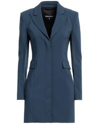 Patrizia Pepe - Essential Deep Mini Dress Polyester, Elastane - Lyst