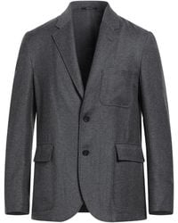 dunhill - Charcoal Blazer Wool, Polyamide - Lyst