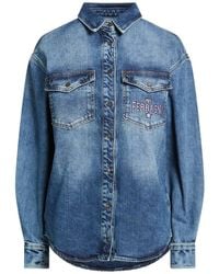 Chiara Ferragni - Denim Shirt Cotton, Elastane - Lyst