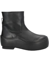 Jil Sander - Ankle Boots Leather - Lyst