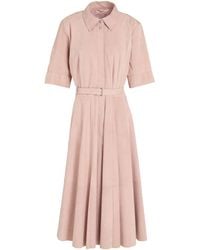 DESA NINETEENSEVENTYTWO - Light Midi Dress Leather - Lyst