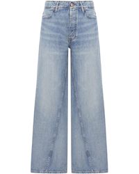 Ganni - Pantalon en jean - Lyst