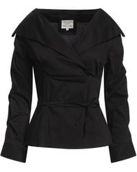 ALESSIA SANTI - Top Cotton, Polyamide, Elastane - Lyst