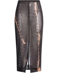 Acne Studios - Dark Midi Skirt Nylon, Elastane - Lyst