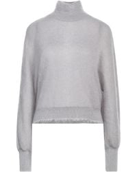 Alberta Ferretti - Turtleneck Mohair Wool, Polyamide, Virgin Wool - Lyst