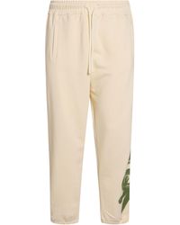 DISCLAIMER - Cream Pants Cotton - Lyst