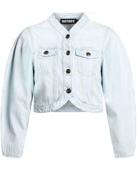 ROTATE BIRGER CHRISTENSEN - Sky Denim Outerwear Organic Cotton - Lyst