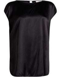 SOLOTRE - Top Silk, Elastane - Lyst