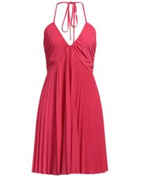 iBlues - Fuchsia Mini Dress Polyester, Elastane - Lyst