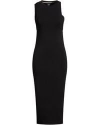 BOSS - Midi Dress Modal, Recycled Polyamide, Elastane, Polyamide - Lyst