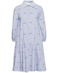 Shirtaporter Short Dress - Blue