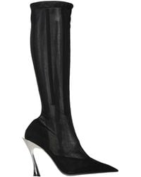 Mugler - Boot Textile Fibers, Leather - Lyst