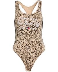 Tommy Hilfiger - Sand Bodysuit Cotton, Elastane - Lyst