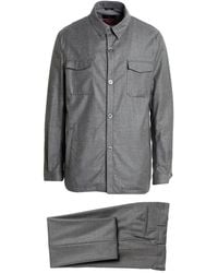 Tombolini - Suit Virgin Wool - Lyst
