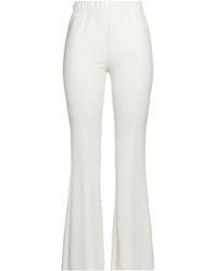 ViCOLO - Ivory Pants Polyester, Elastane - Lyst
