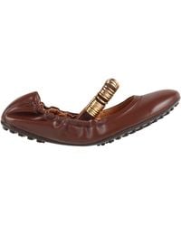 Tod's - Ballet Flats - Lyst