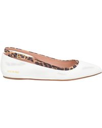 HIDNANDER - Ballet Flats Leather, Textile Fibers - Lyst