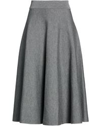 Roberto Collina - Midi Skirt Merino Wool - Lyst