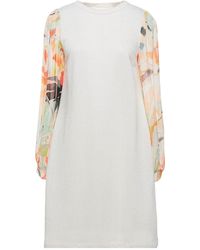 Satine Label Short Dress - White