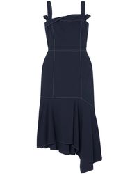 ADEAM Midi Dress - Blue