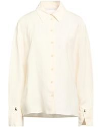 Patrizia Pepe - Ivory Shirt Viscose, Linen - Lyst