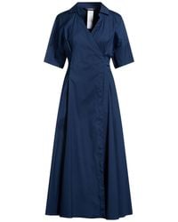 Max Mara - Midnight Maxi Dress Cotton, Polyamide, Elastane - Lyst
