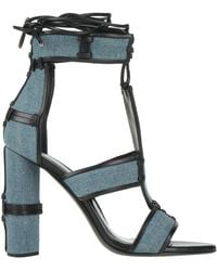 Tom Ford - Sandals Leather, Textile Fibers - Lyst
