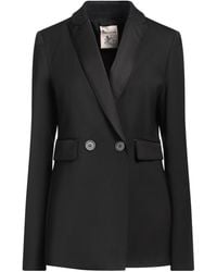 Semicouture - Blazer Polyester, Virgin Wool, Elastane - Lyst